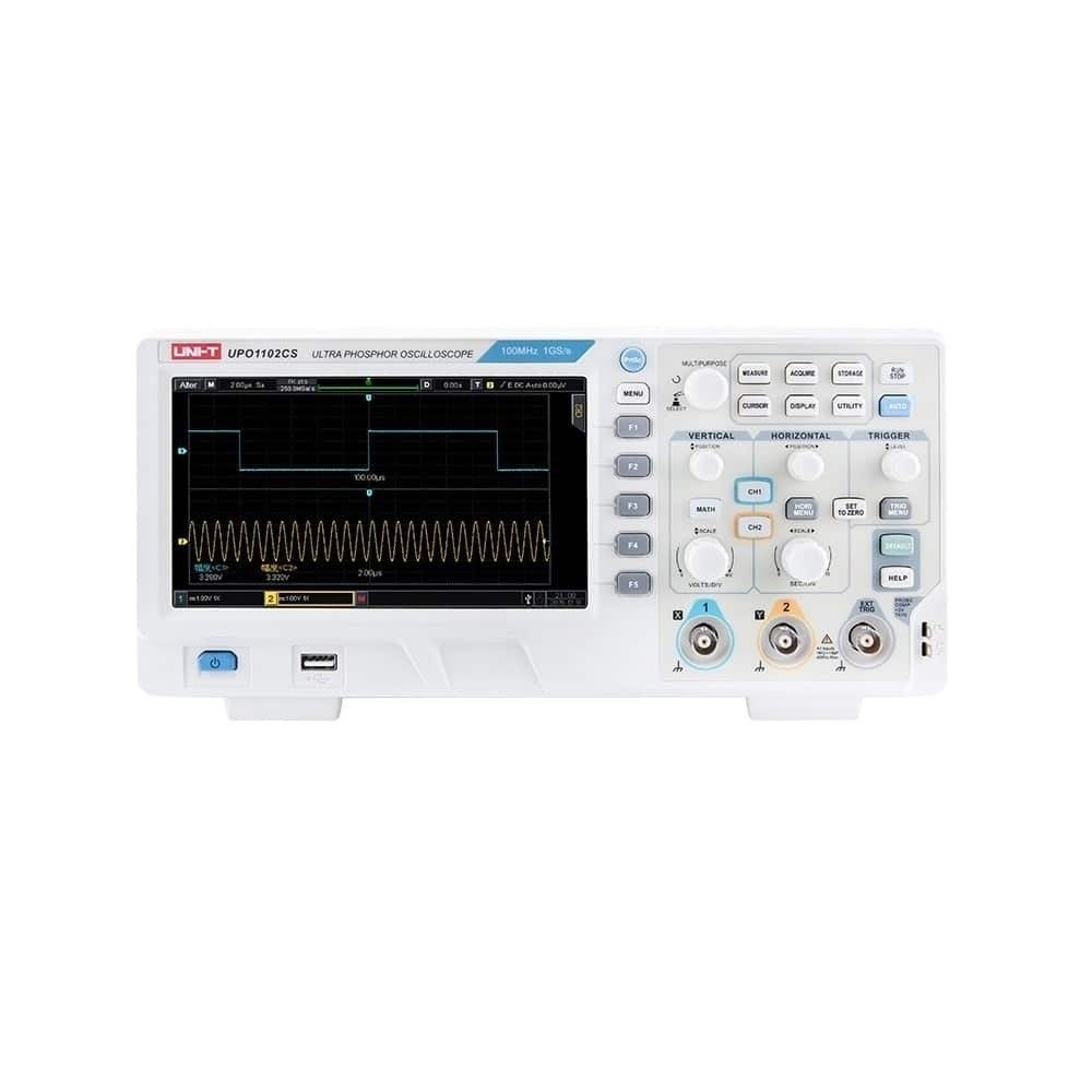 Unit UPO1102CS 00 MHZ 2 Kanal Dijital Osiloskop
