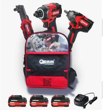 Arm 3’lü Auto Set 3x4.0Ah Akü + Şarj Aleti