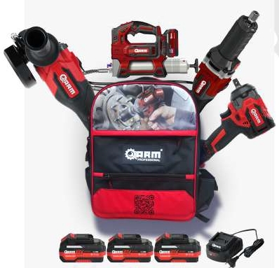 Arm 4’lü Zanaatkar Set 3x4.0Ah Akü + Şarj Aleti