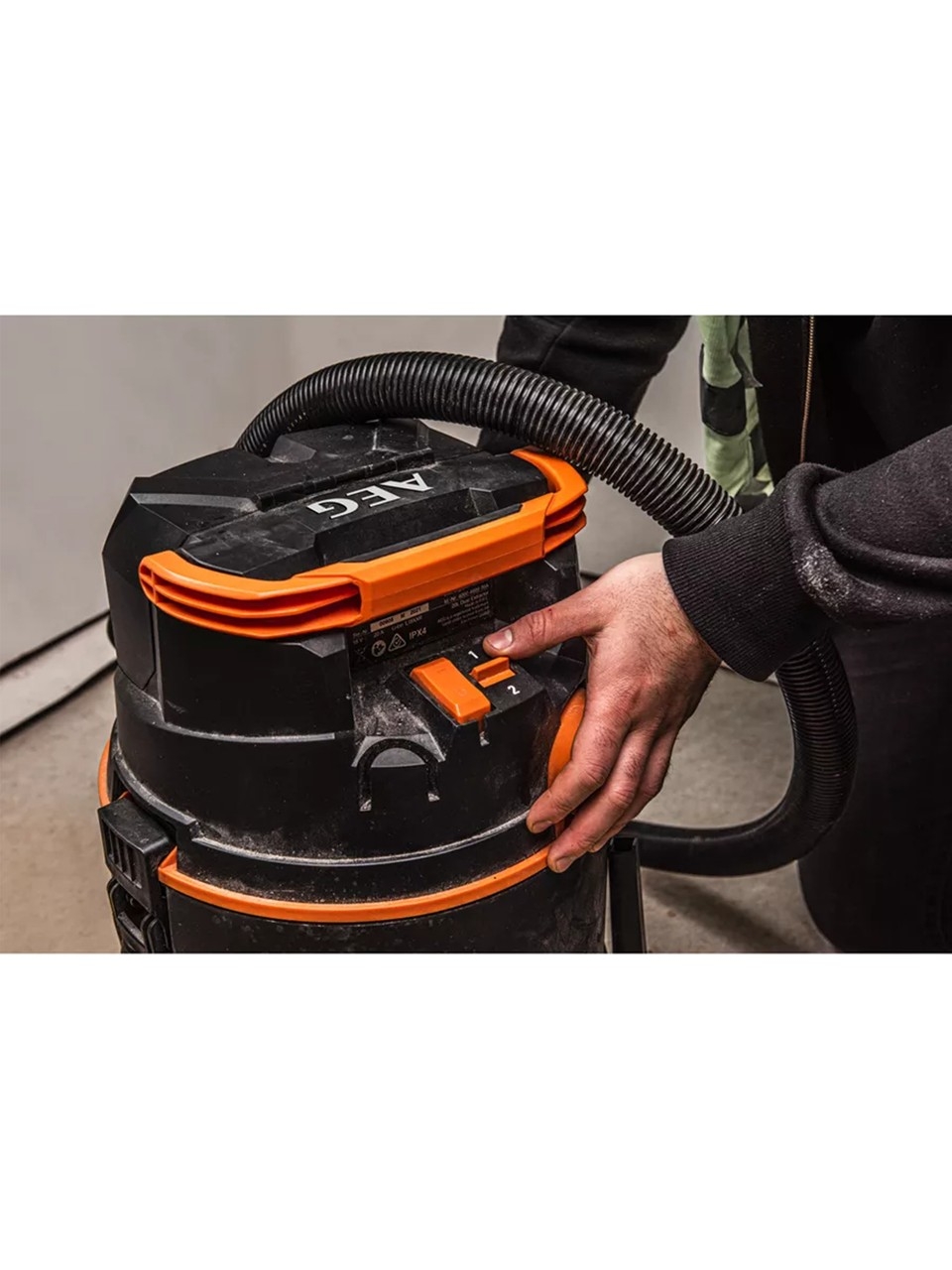 Aeg BWD18-0 18V Akülü Islak Kuru Süpürge 20LT (Aküsüz)