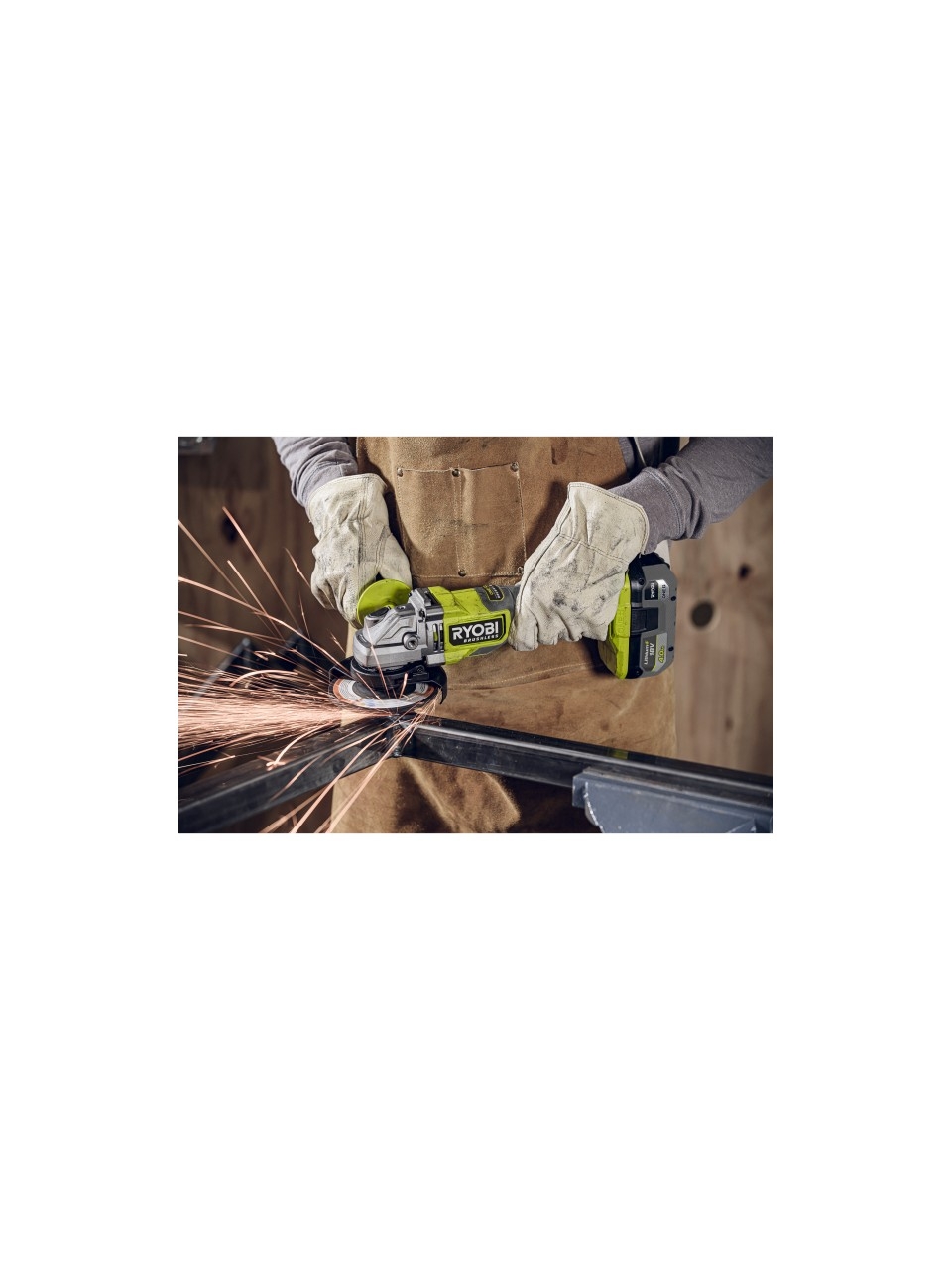 Ryobi RAG18BL-0 18V 125MM Akülü Avuç Taşlama (Aküsüz)