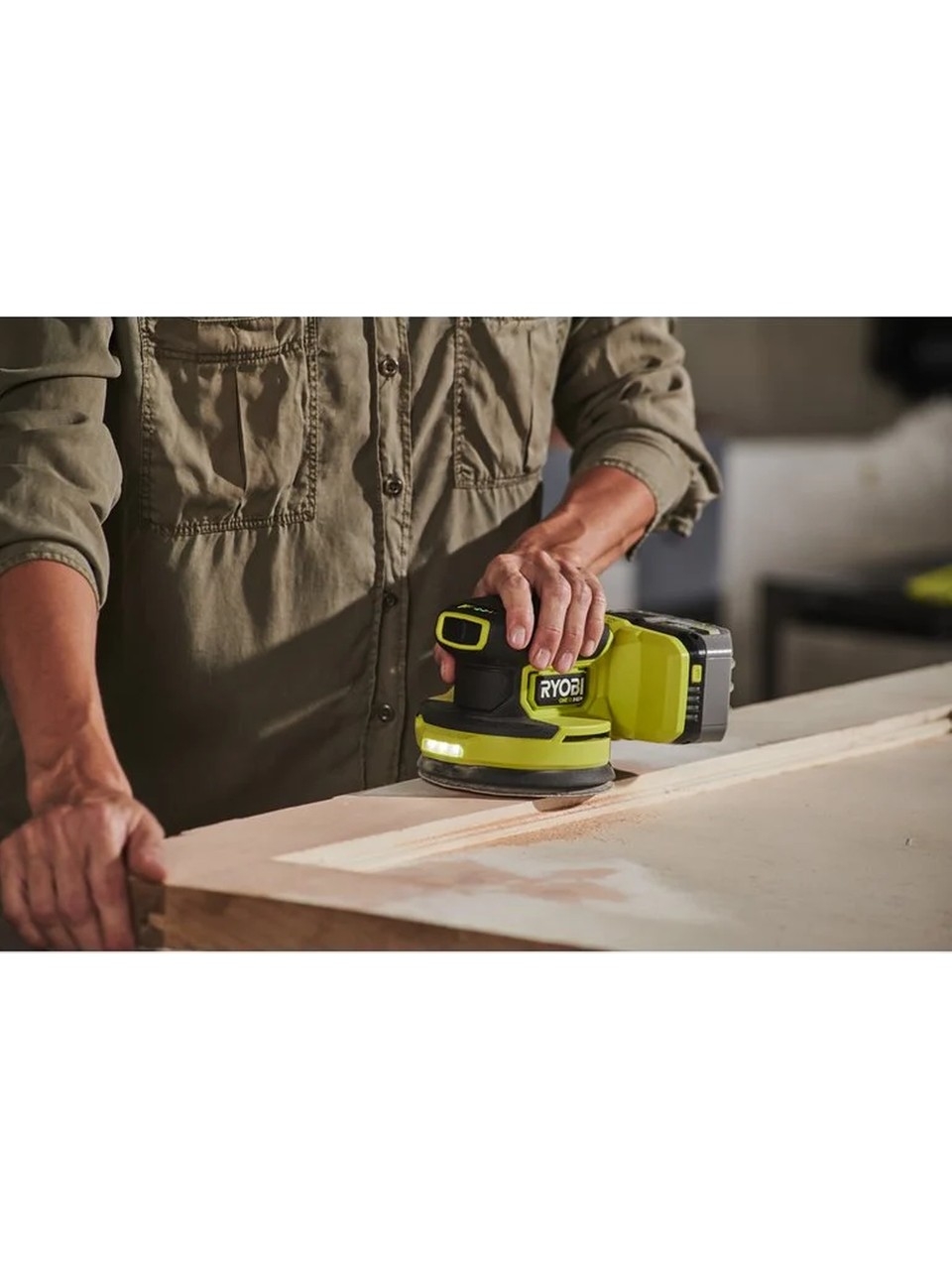 Ryobi RROS18C-0 18V Akülü Eksantrik Zımpara (Aküsüz)