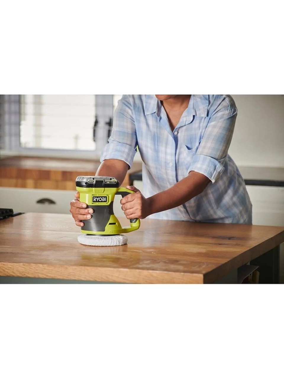 Ryobi RBP18150-0 18V Akülü Orbital Polisaj (Aküsüz)