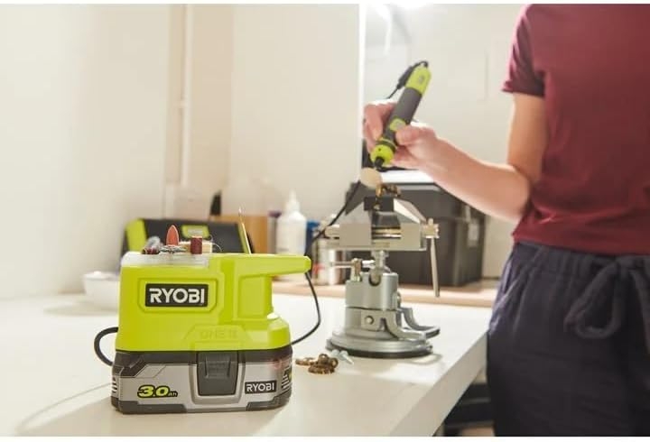 Ryobi RRT18-0 18V Akülü Gravür Seti 15 Parça (Aküsüz)