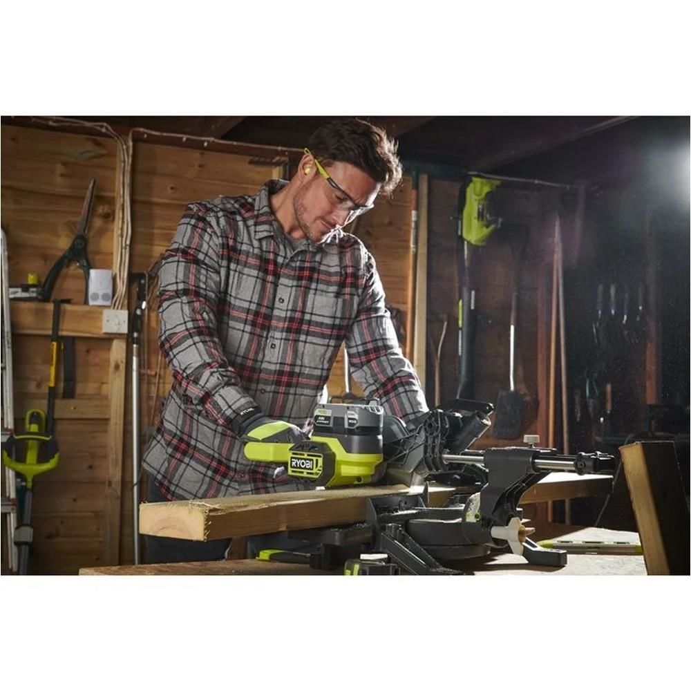 Ryobi RM18190-0 18V Akülü Kızaklı Gönye Kesme (Aküsüz)