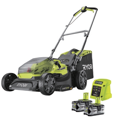 Ryobi RY18LM37A-240 18V Akülü Çim Biçme 2x4.0Ah