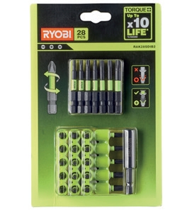 Ryobi RAK28SDIB2 28 Parça Vidalama Seti