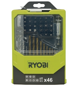 Ryobi RAK46MIX 46 Parça Vidalama Delme Uç Seti