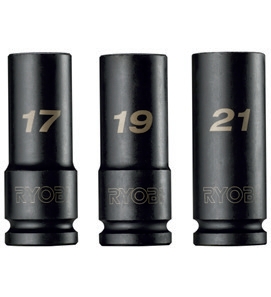 Ryobi RHDIS3PC 3 Parça 1/2’’ Derin Lokma Seti