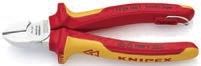 Knipex 70 06 160mm Yan Keski VDE (Asma Halkalı)
