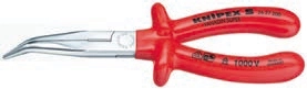 Knipex 26 27 200mm Eğri Ağız Kargaburun VDE