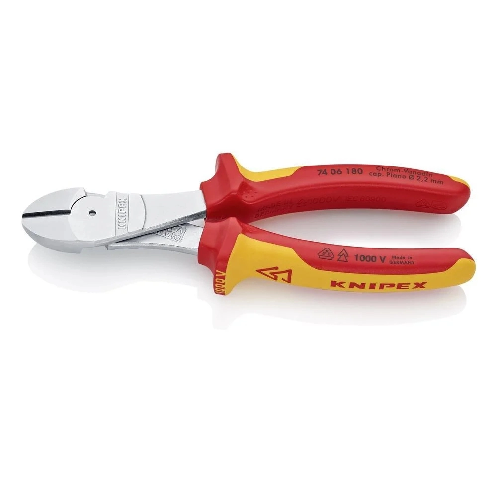 Knipex 74 06 200mm Yan Keski (Ağır Hizmet) VDE