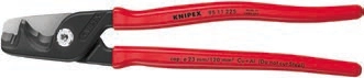 Knipex 95 11 225 229mm Kablo Makası (Kademeli Kesimli)