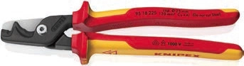 Knipex 95 18 225 234mm Kablo Makası (Kademeli Kesimli) VDE