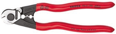 Knipex 95 61 190mm Çelik Tel Kesme Makası