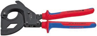 Knipex 95 32 320mm Cırcır Mekanizmalı Kablo Makası