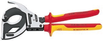Knipex 95 36 250mm Cırcır Mekanizmalı Kablo Makası VDE