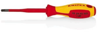 Knipex 98 24 02 PH/S2 İzoleli SLS Yıldız Uçlu Slim Tornavida VDE