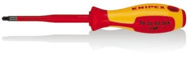 Knipex 98 25 02 PZ/S2 İzoleli SLS Pozidriv Uçlu Slim Tornavida VDE