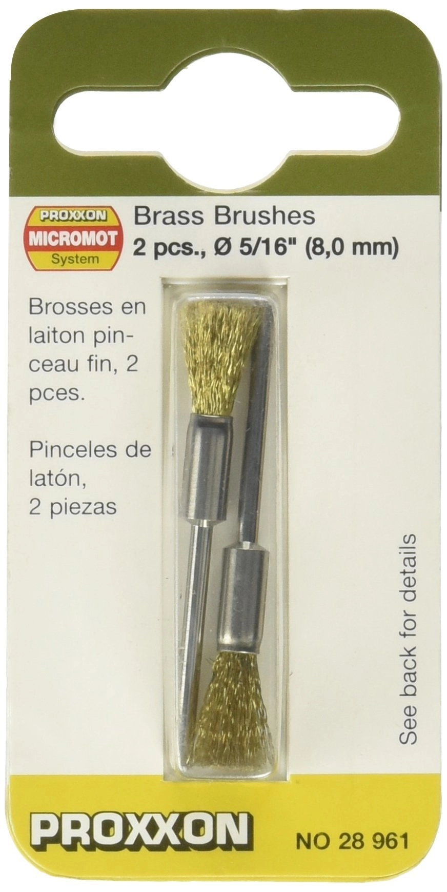 Proxxon 28961 8.0mm 2’li Temizleme ve Polisaj Ucu