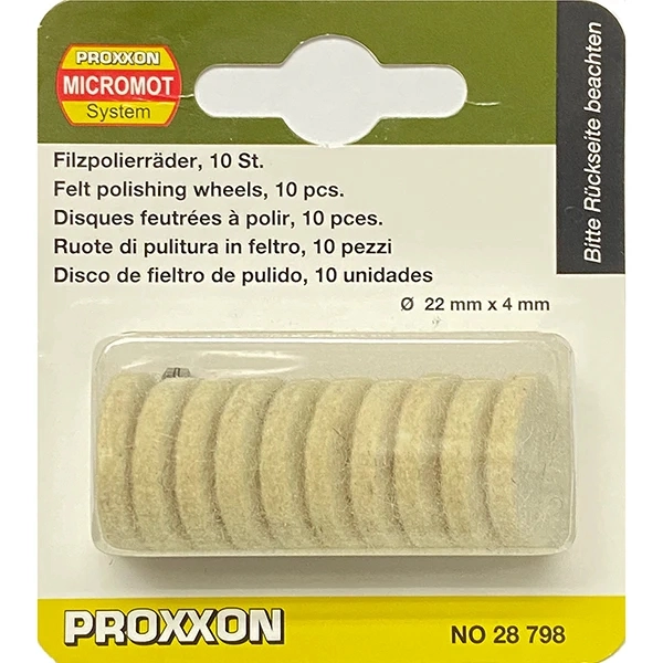 Proxxon 28798 22.0mm 10’lu Hassas Polisaj Ucu