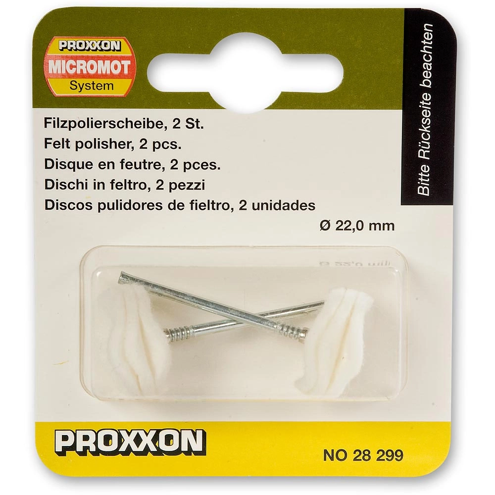 Proxxon 28299 22.0mm 2’li Hassas Polisaj Ucu