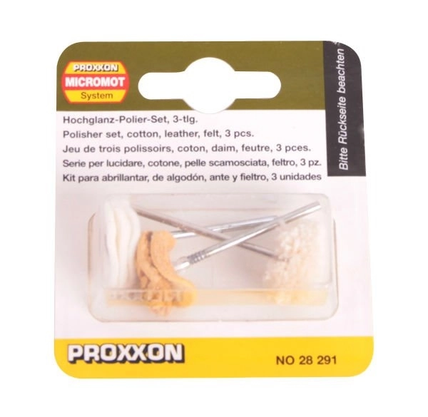 Proxxon 28291 22.0mm 3’lü Hassas Polisaj Ucu
