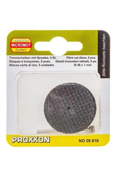 Proxxon 28818 38mm 5’li Kesme Diski