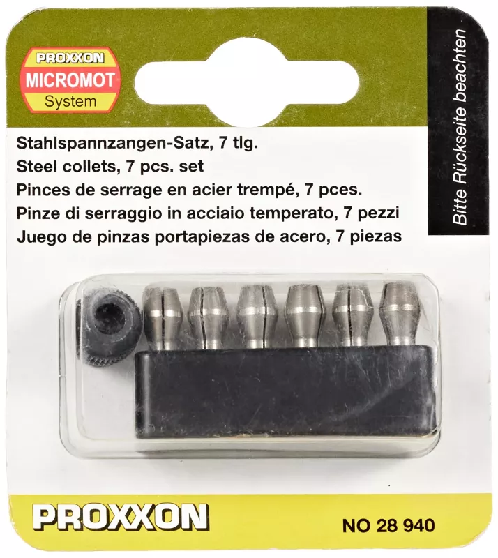 Proxxon 28940 6’lı Micromot Çelik Pens Seti