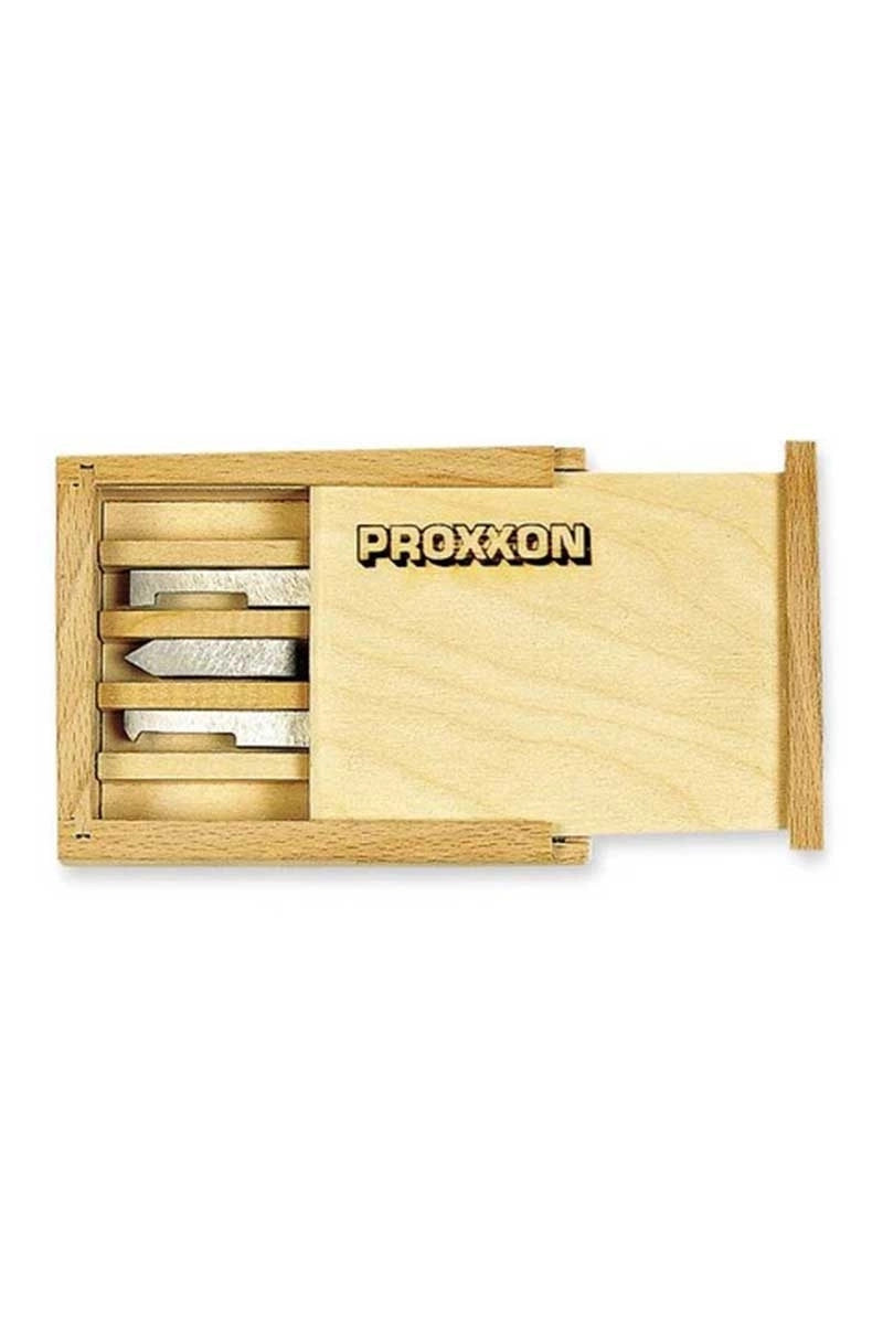 Proxxon 24552 PD400 İçin 10x10x80mm 3’lü Torna Kalem Seti