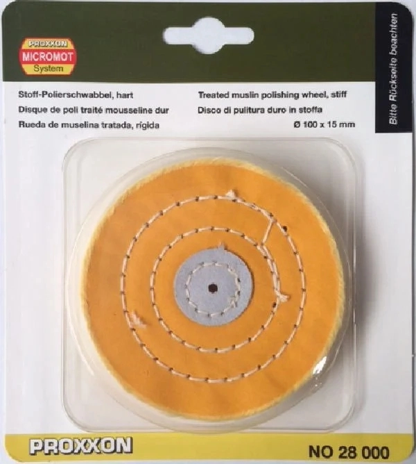 Proxxon 28000 100x15mm Kumaş Cilalama Çarkı Sert (PM100)