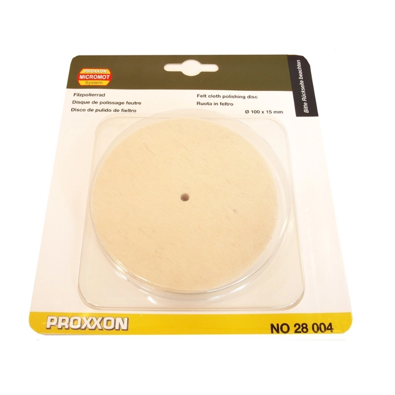 Proxxon 28004 100x15mm Keçe Cilalama Çarkı (PM100)