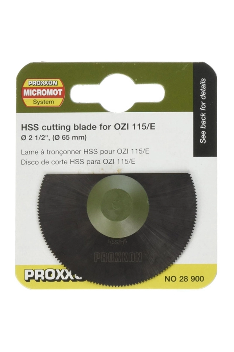 Proxxon 28900 HSS Kesme Bıçağı 65mm 60 Diş (OZI/E)