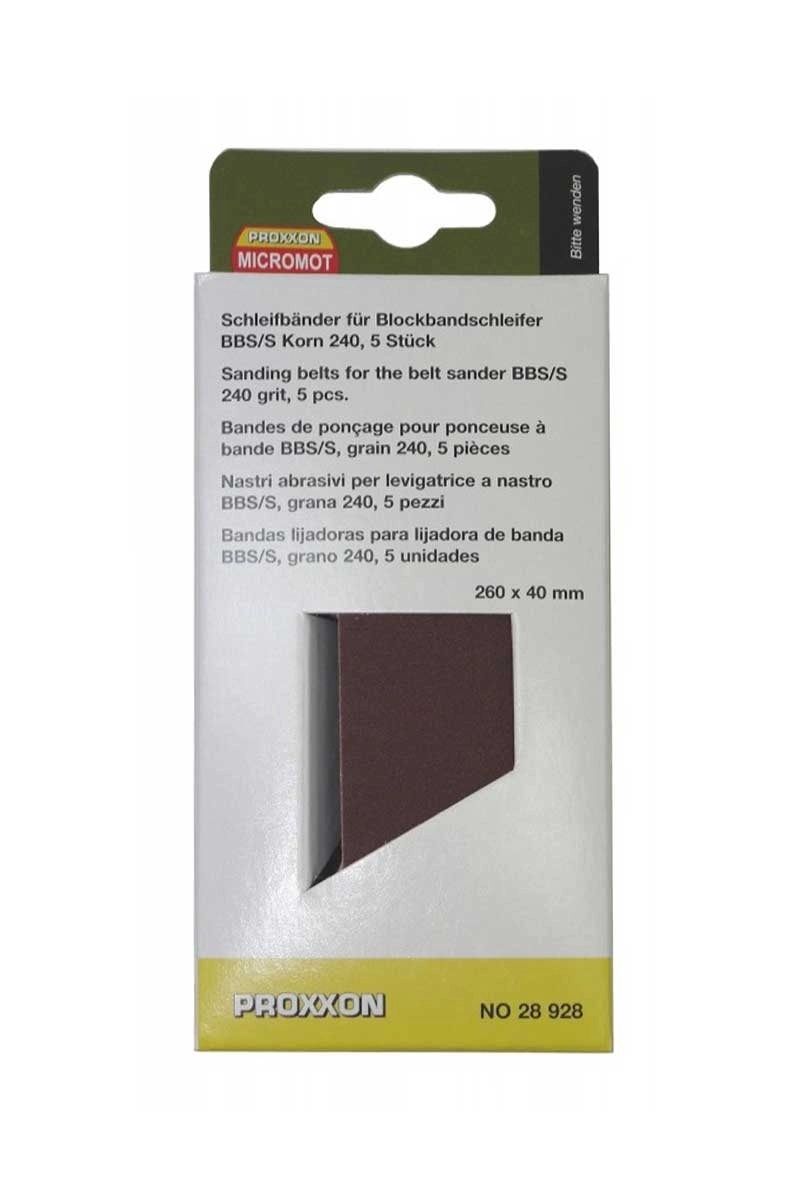 Proxxon 28928 240 Kum Zımpara 5’li (BBS/S)