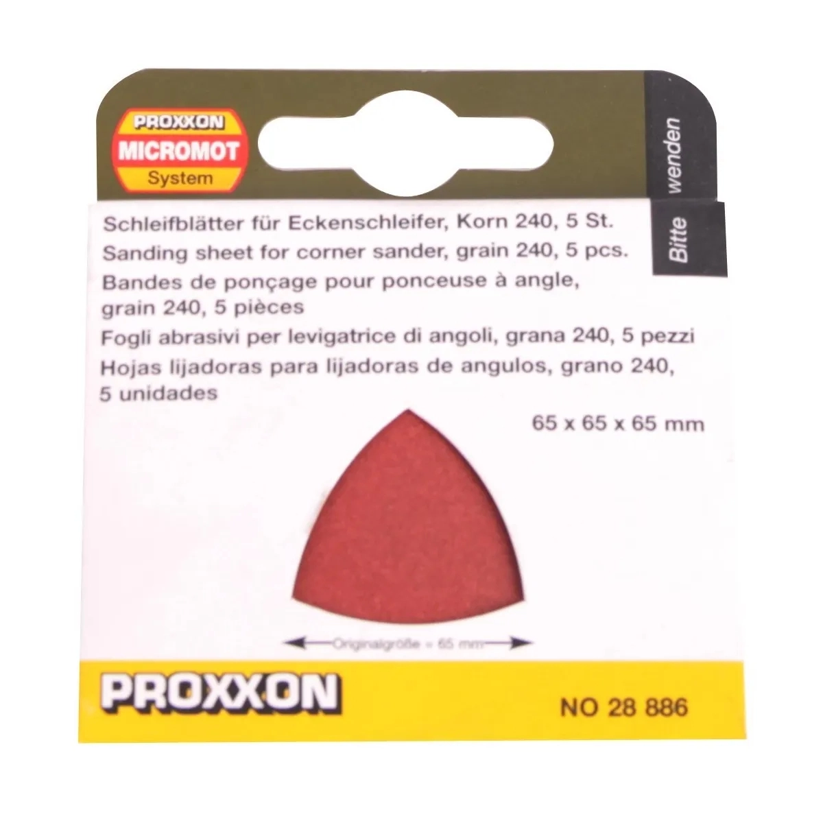 Proxxon 28886 240 Kum Zımpara 20’li (OZI220/E)
