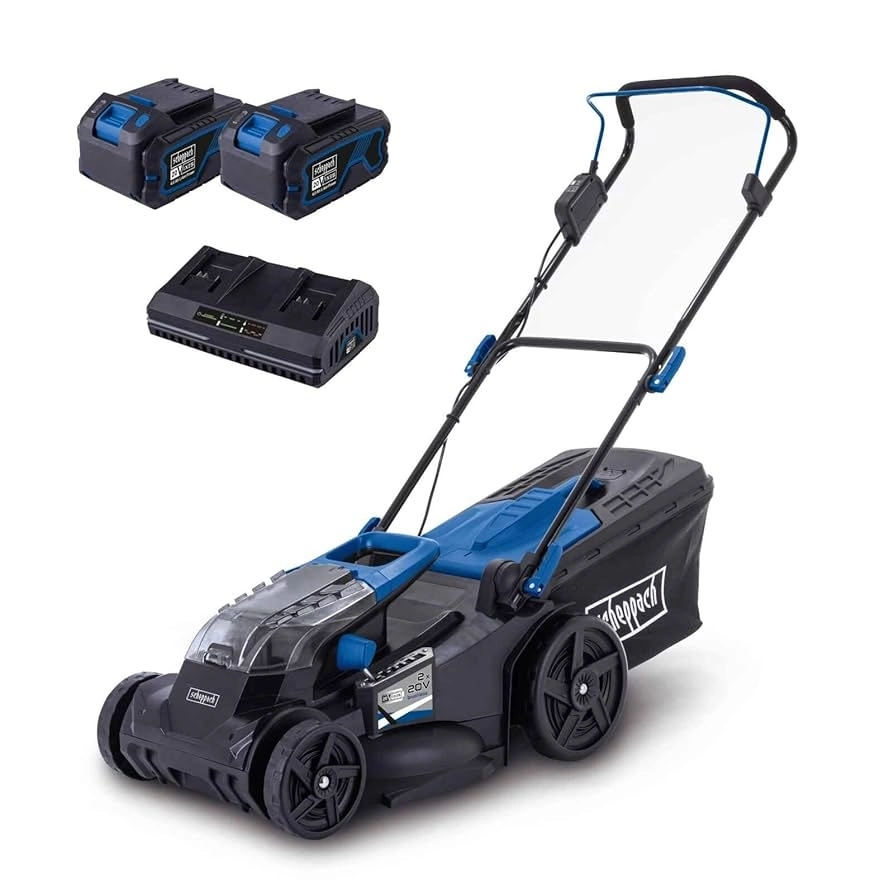 Scheppach BC-MP430 20V Akülü Çim Biçme Makinesi 2x4.0Ah
