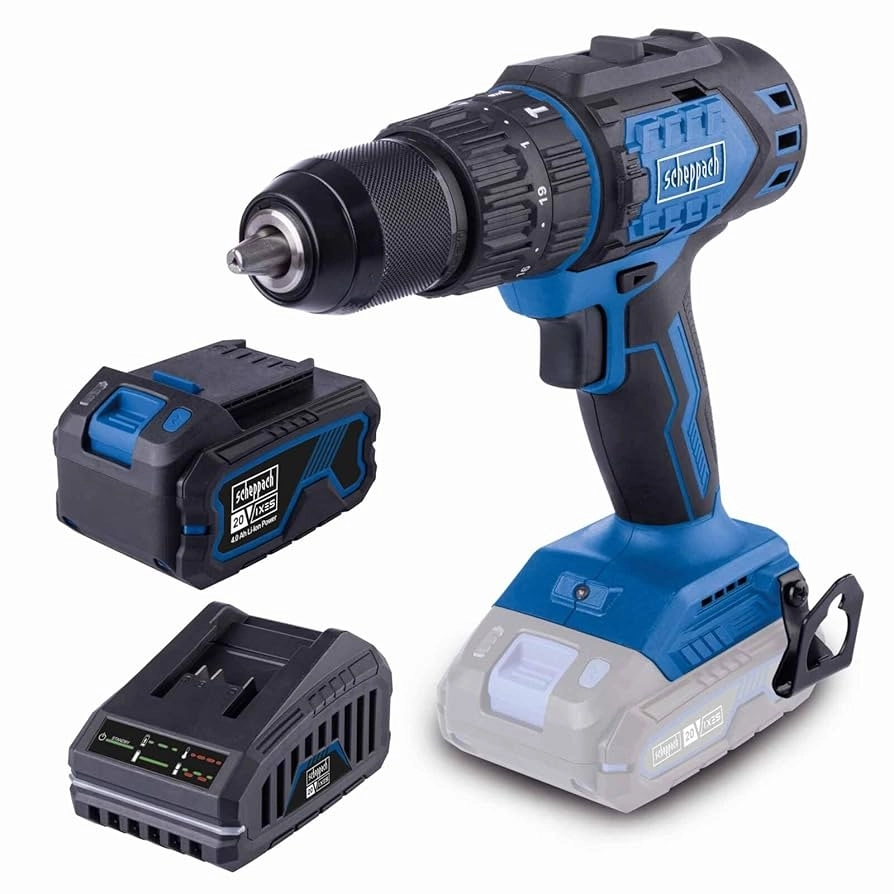 Scheppach BC-CD60 20V Akülü Matkap Vidalama 2x4.0Ah
