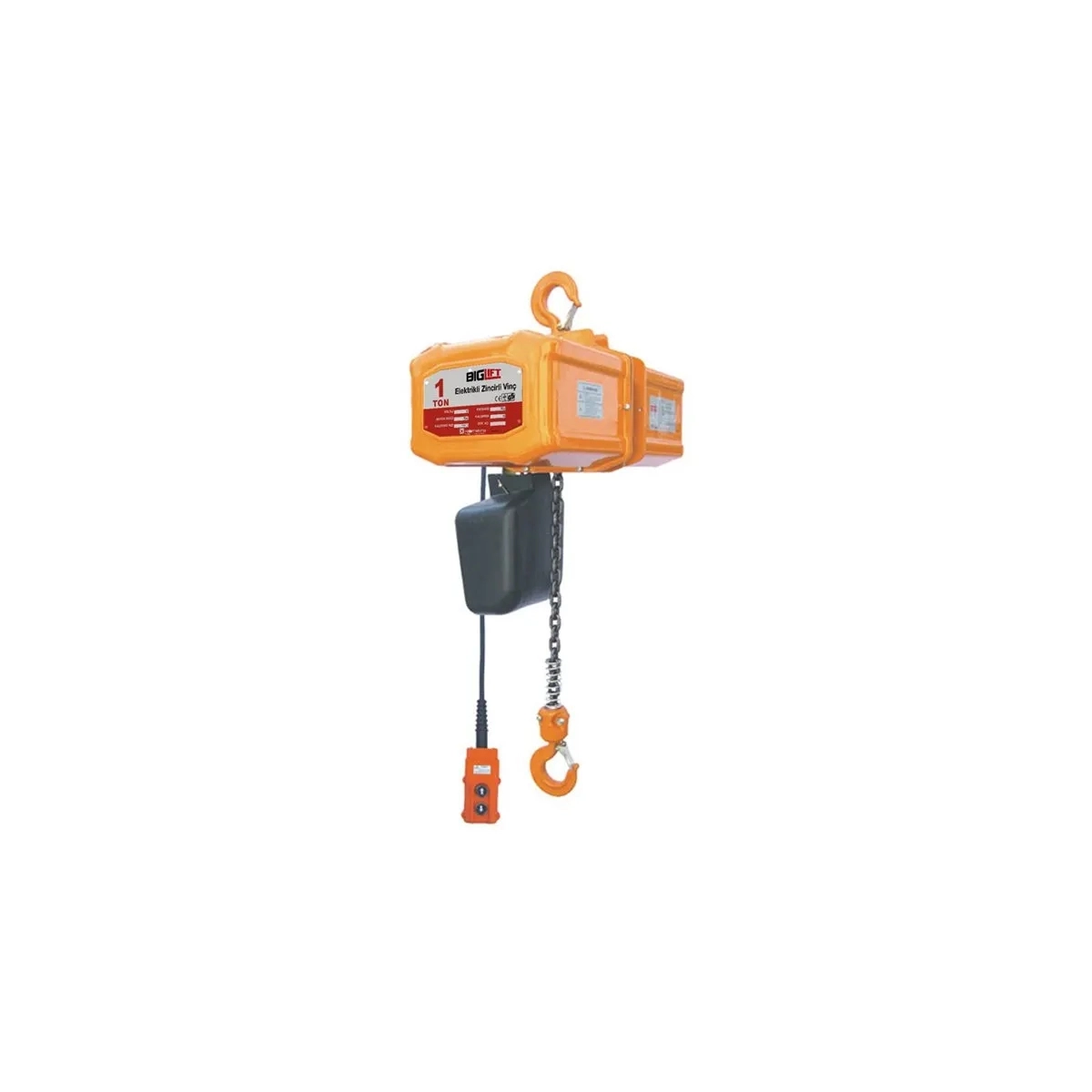 Biglift BIGVINC2 2 Ton - 6 Metre  Elektrikli Zincirli Vinç