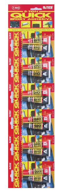 Alteco 3T-10G Hızlı Kuruyan Epoksi 10gr 6’lı Set