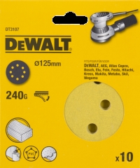 Dewalt DT3107 125mm 240 Kum Eksantrik Zımpara Kağıtları