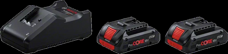 Bosch Akü Şarj Cihazı Set (GAL 18V-40 + 2 x ProCORE 18V 4,0 Ah) - 1600A01BA3