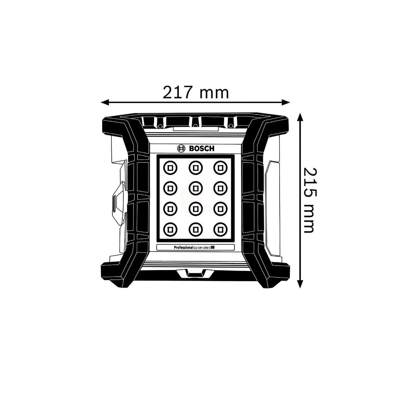 Bosch Akülü El Feneri GLI 18V-1200 C (Aküsüz) - 0601446700