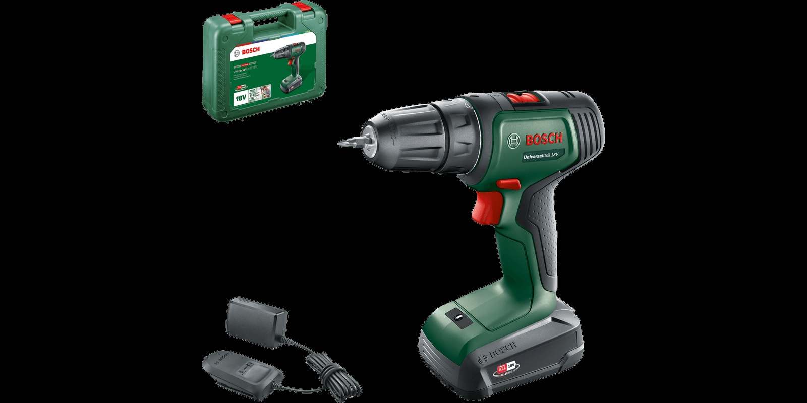 Bosch Akülü Vidalama Matkabı UniversalDrill 18 (1 x 1,5 Ah Akü) - 06039D4001
