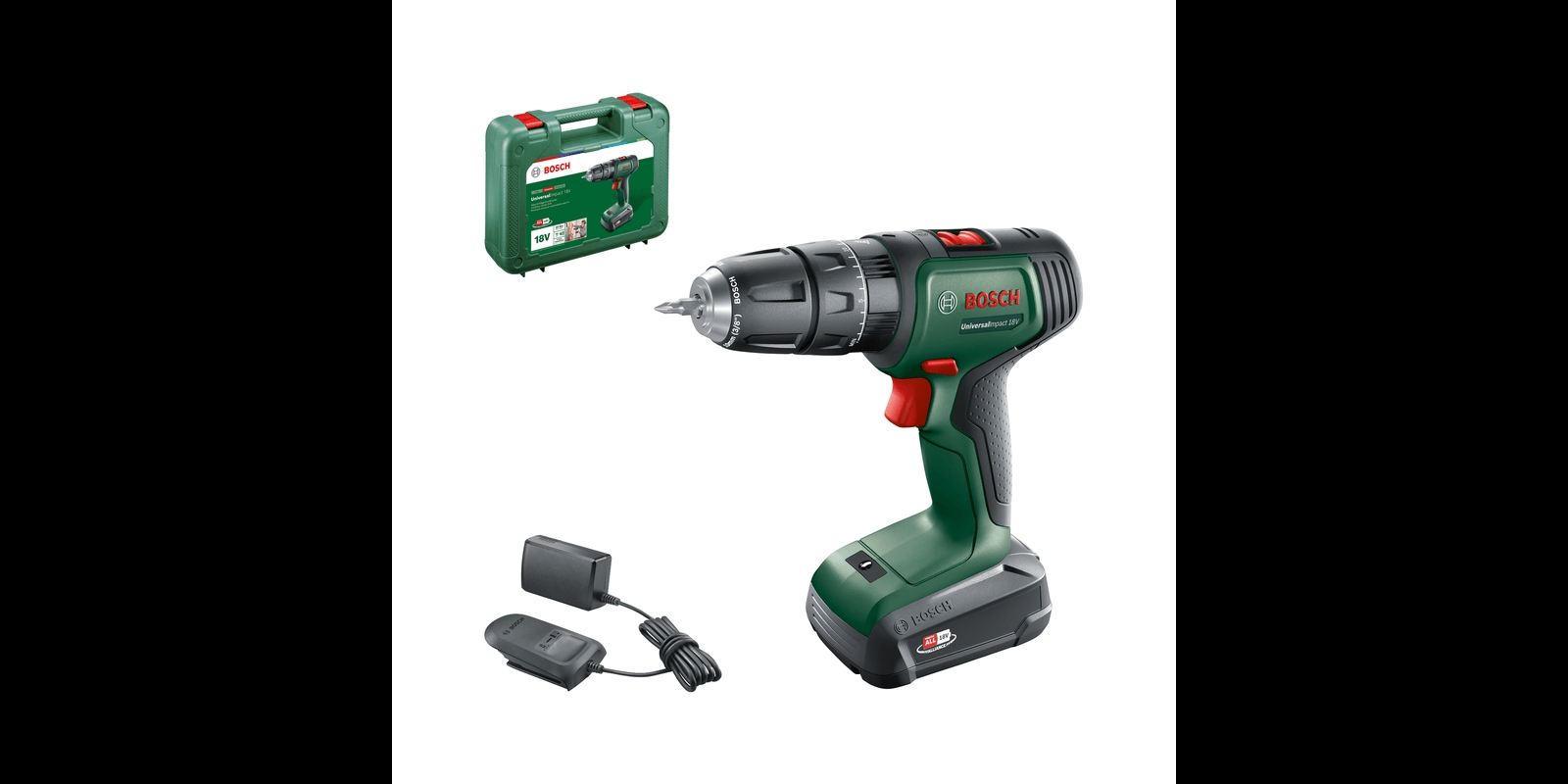 Bosch Akülü Darbeli Vidalama Matkabı UniversalImpact 18V (1 x 1,5 Ah Akü) - 06039D4101