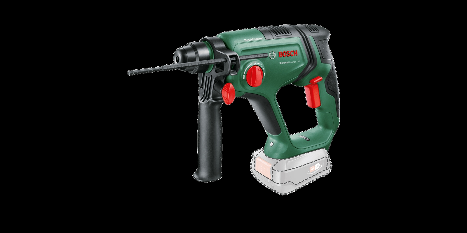 Bosch Akülü Kırıcı Delici Makine UniversalHammer 18V (Aküsüz) - 06039D6000