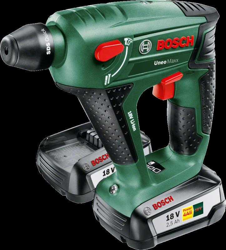 Bosch Akülü Darbeli Vidalama Matkabı Uneo Maxx (2 x 2,5 Ah Akü) - 0603952327