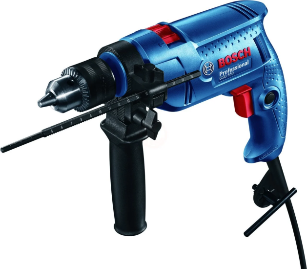 Bosch 550W Darbeli Vidalama Matkabı GSB 550 - 06011A1023