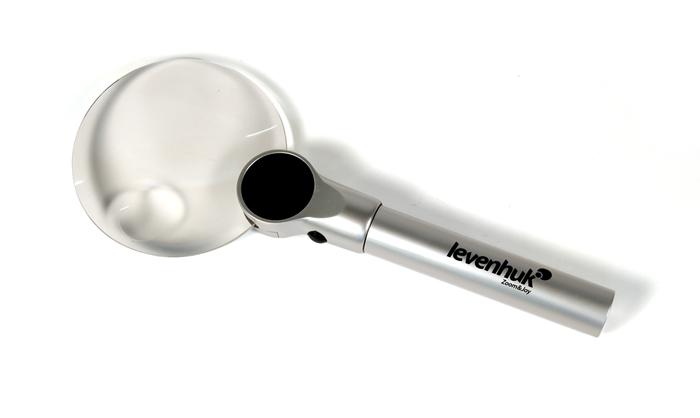 Levenhuk Zeno 400 LED Büyüteç, 2/4x, 88/21 mm, Metal