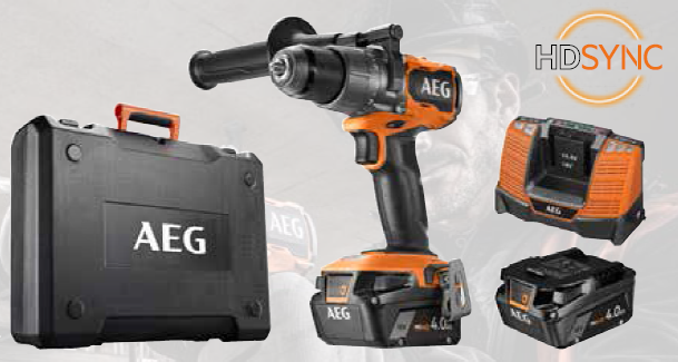 Aeg BSB 18C3BL-402C Akülü Darbeli Matkap