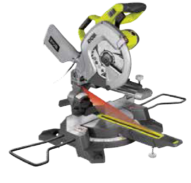 Ryobi EMS254L 2000W Kızaklı Gönye Kesme Lazerli